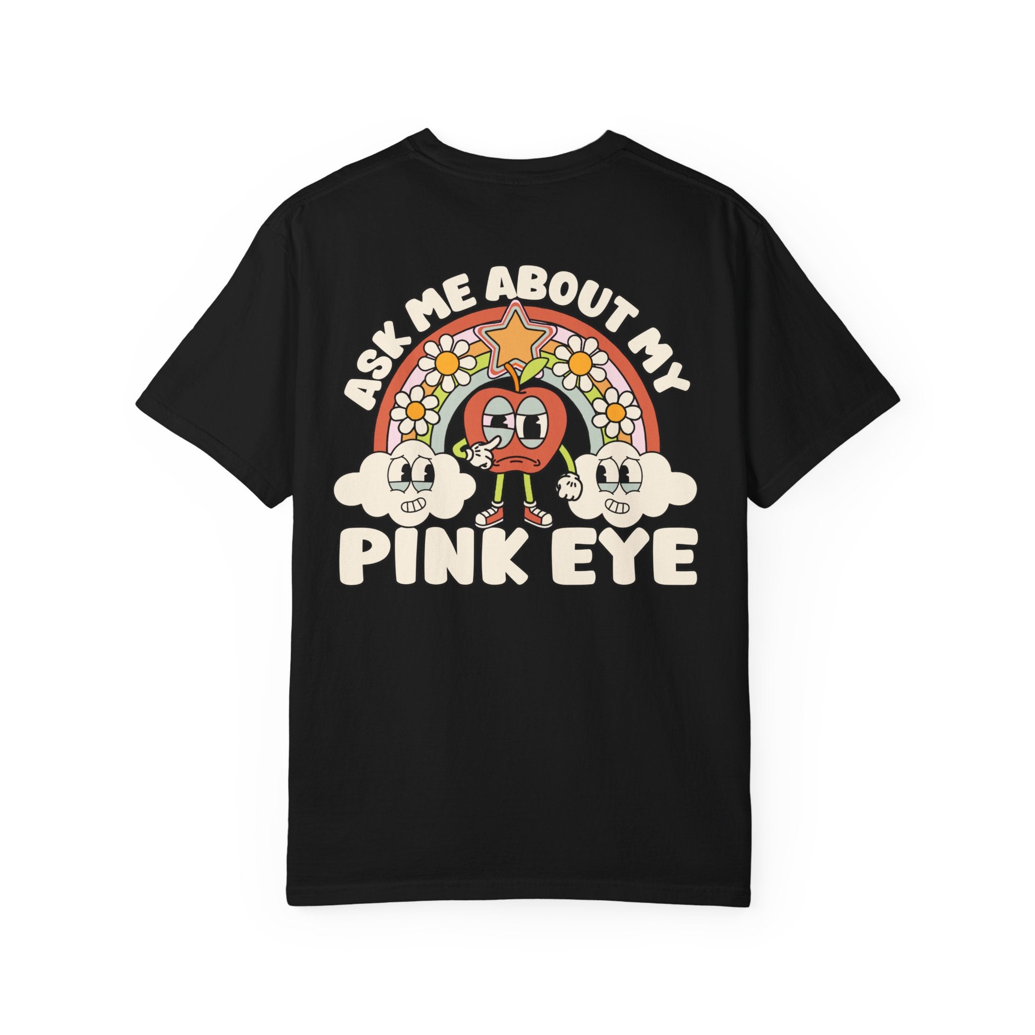 Adult Humor "Ask Me About My Baby Wipes" Double-Sided Retro Tee