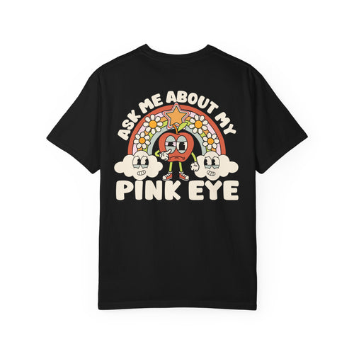 Adult Humor "Ask Me About My Baby Wipes" Double-Sided Retro Tee