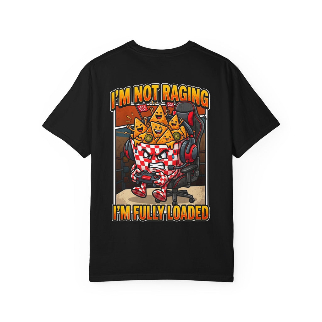 Fully Loaded Shirt - Funny Retro Gamer Parody Nachos Gaming Controller Food Humor Snack Tee