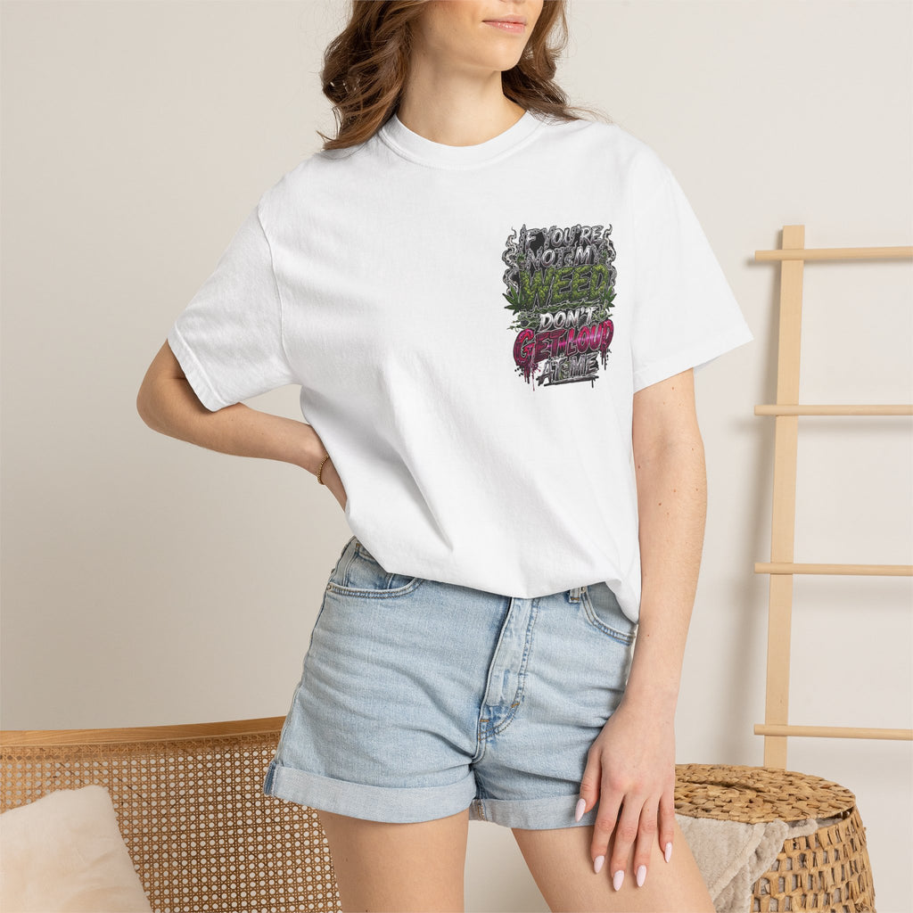 Loud Weed Gritty Graphic T-Shirt