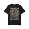 Fried Dyed And Laid To The Side Shirt - Vintage 70s Tie Dye Weed Bud Cannabis Marijuana Stoner Tee