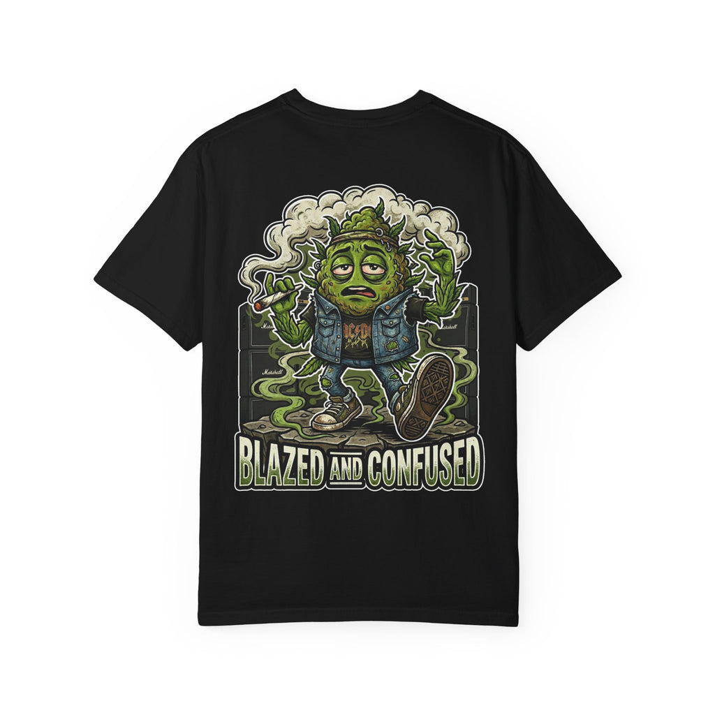 Blazed And Confused Shirt - Retro 70s Movie Weed Bud Cannabis Marijuana 420 Stoner Graphic Tee