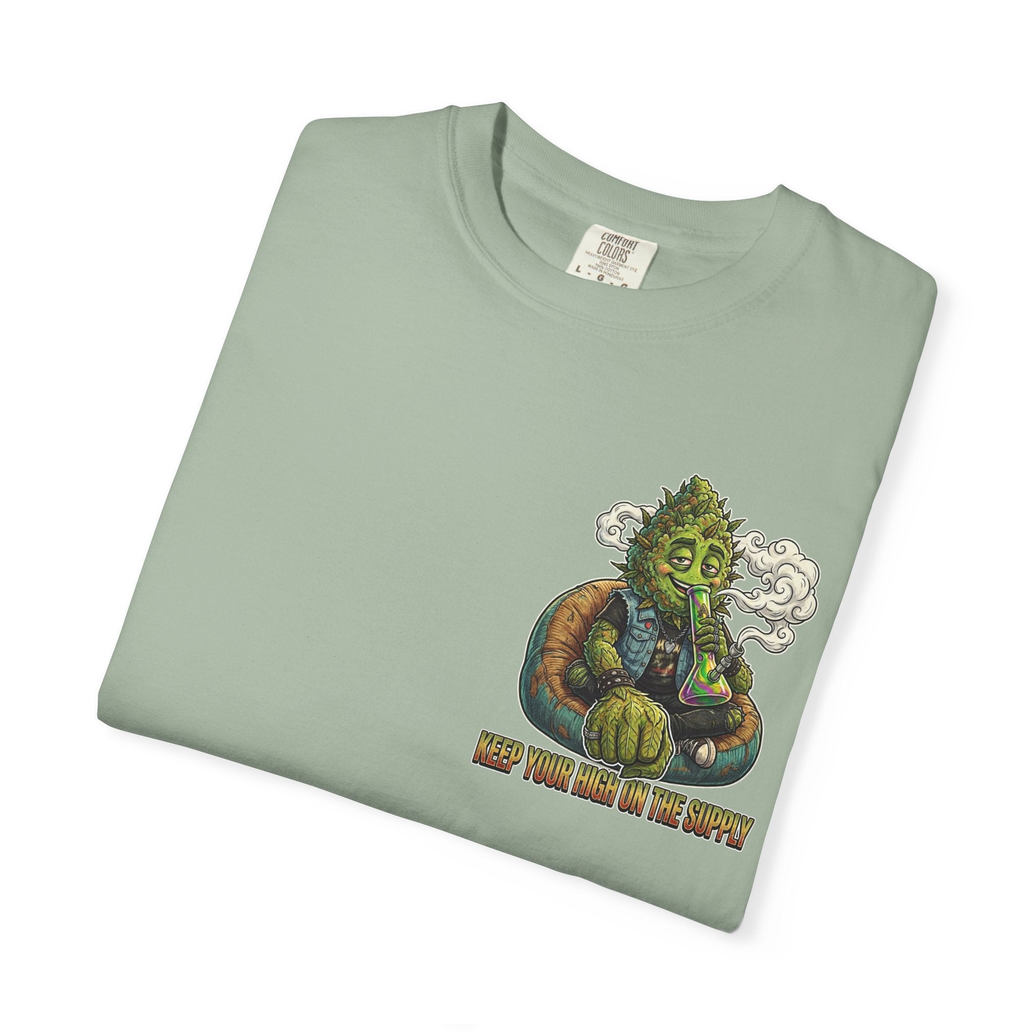 Vintage 90s Grunge Weed Bud Beanbag Graphic Tee