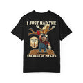 Funny 1930s Beer Lift T-Shirt - I Just Had The Beer Of My Life Vintage Comic Graphic Tee
