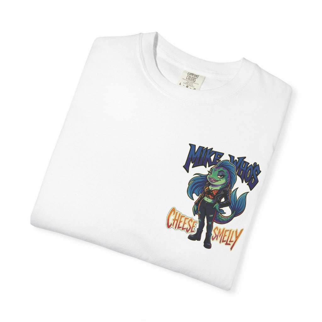 Mike Whos Cheese Smelly Funny Sarcastic Adult Humor Graphic Tee