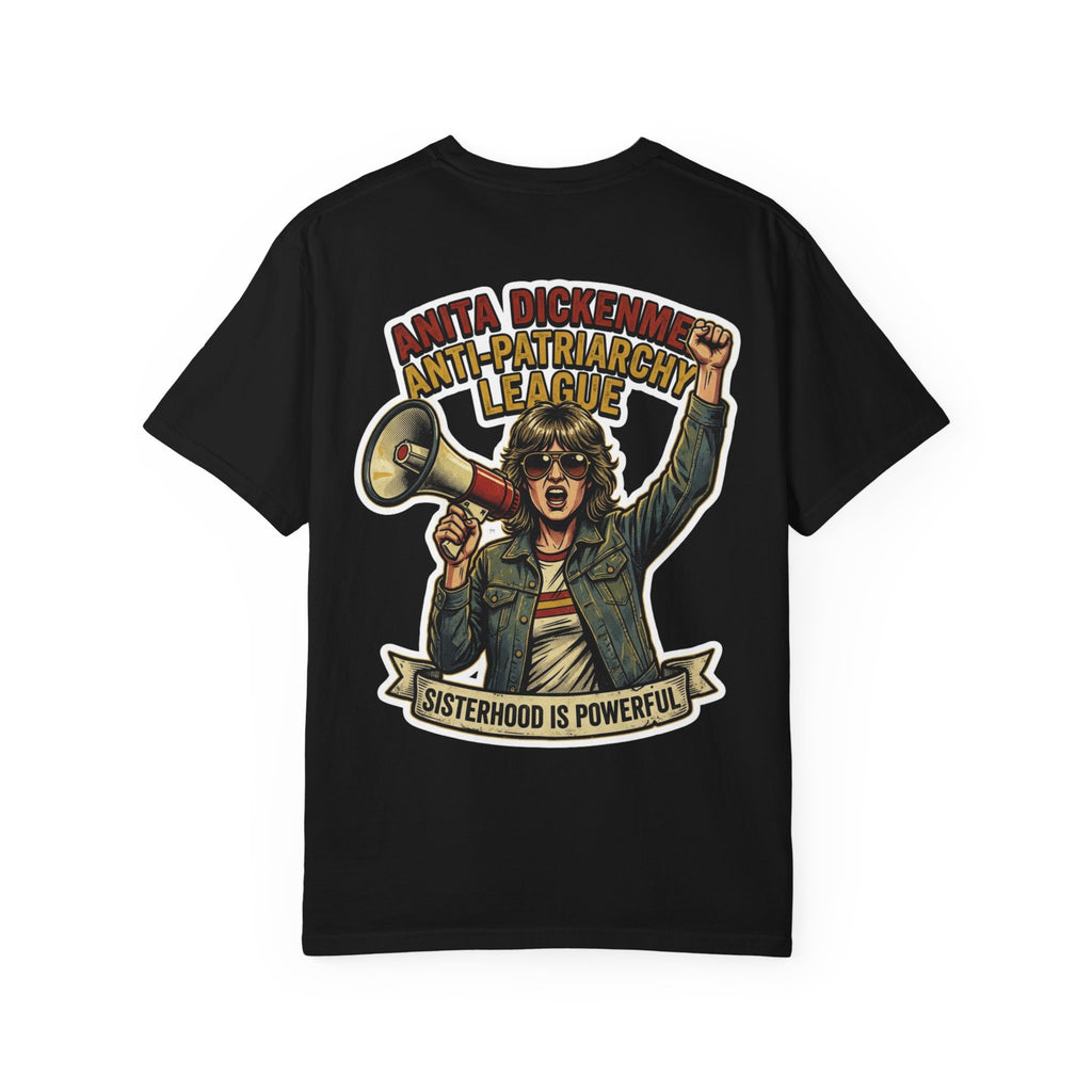 Funny Anita Dickenme Anti-Patriarchy League Shirt - Sarcastic Retro Feminism Tee