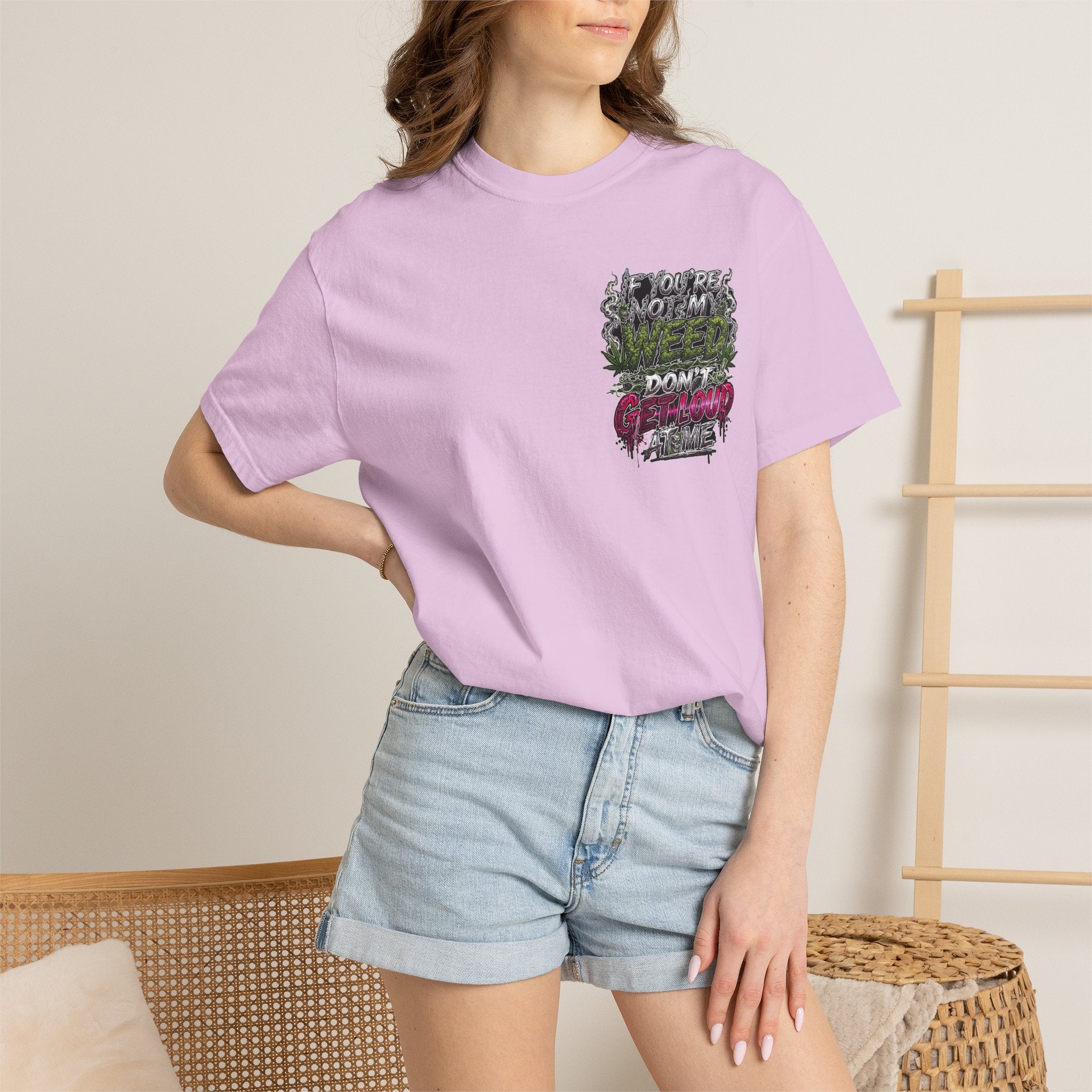 Loud Weed Gritty Graphic T-Shirt