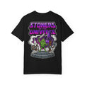 STONERS OF THE UNIVERSE Funny Retro 1980s Heroic Fantasy Parody Weed Humor T-Shirt