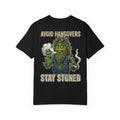Avoid Hangovers Stay Stoned Shirt - Vintage Biker Weed Bud Cannabis Marijuana 420 Stoner Gift Tee