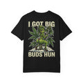 Big Buds Hun 420 Stoner T-Shirt - Retro 90s Cannabis Culture Smoke Graphic Apparel Tee