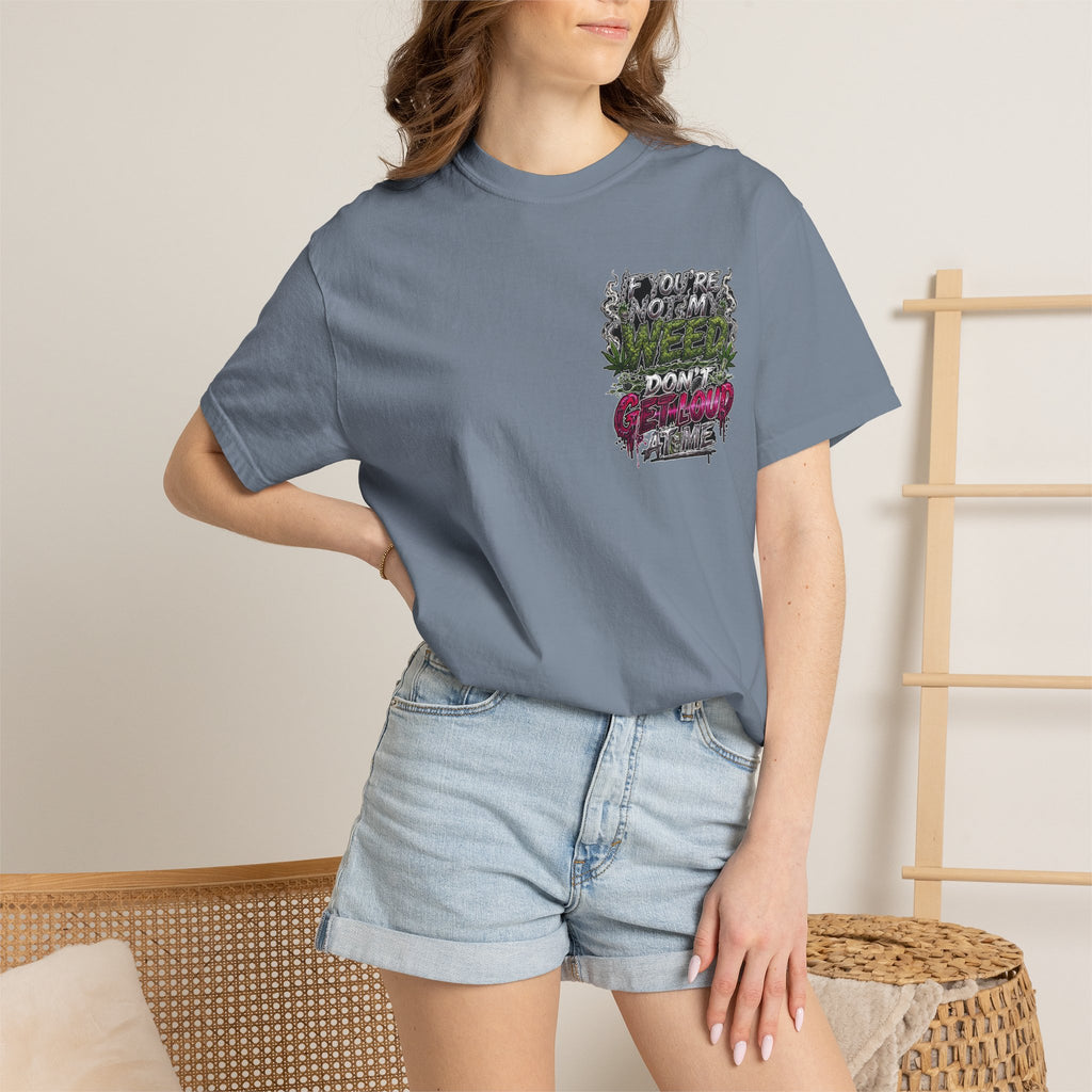 Loud Weed Gritty Graphic T-Shirt