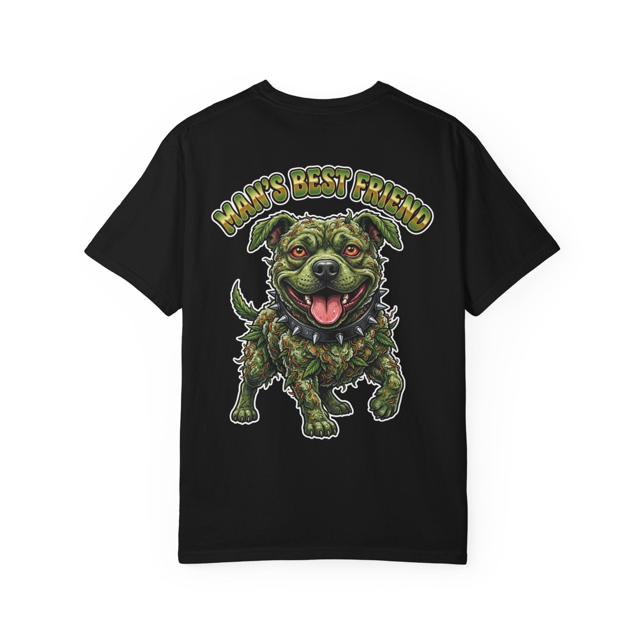 Man's Best Friend - Retro 1980s Comic Cannabis Graphic T-Shirt