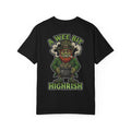 A Wee Bit Highrish T-Shirt - Funny Leprechaun St Patricks Day 420 Stoner Graphic Tee