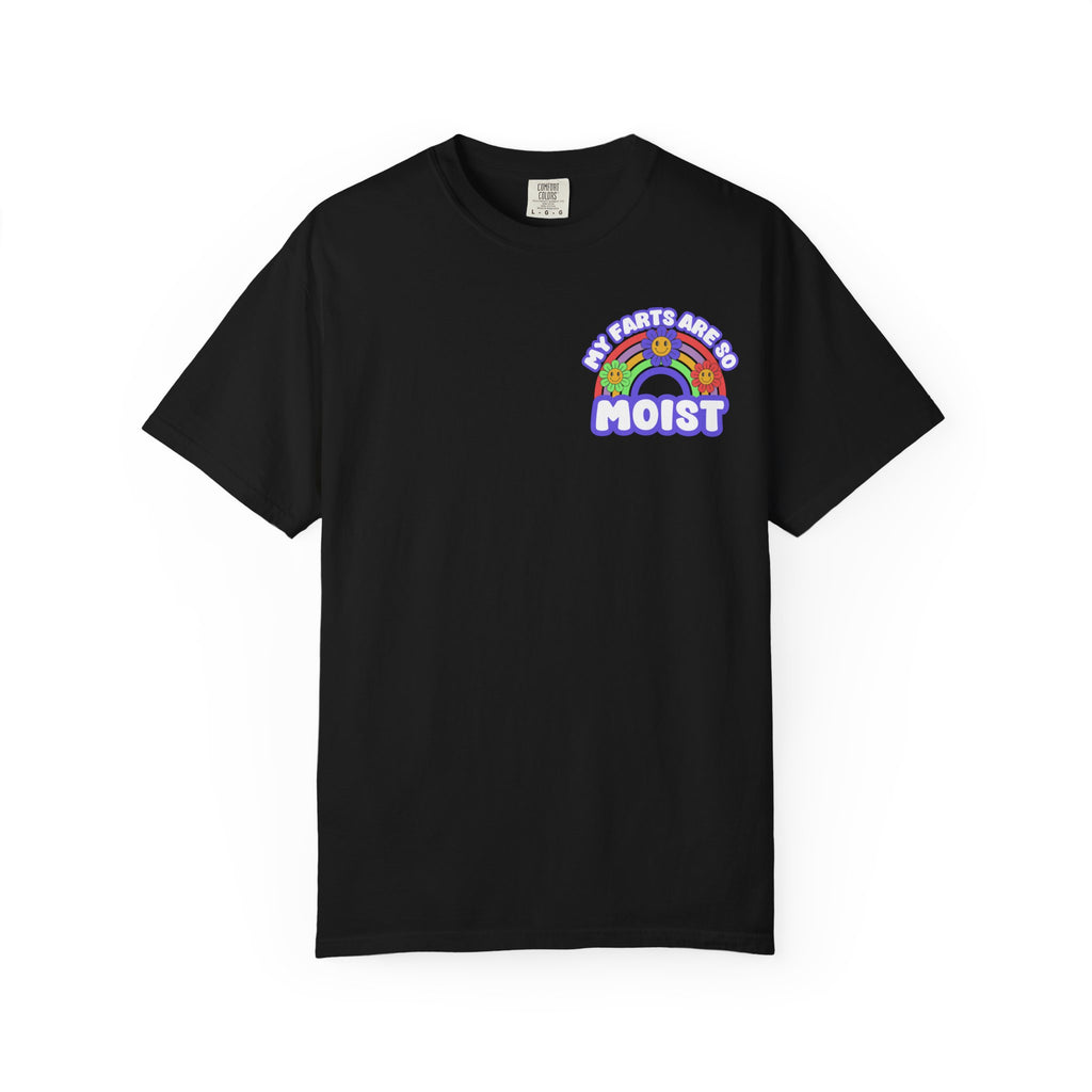 Funny My Farts Are So Moist T-Shirt - Retro Rainbow Gross Humor Gift Tee