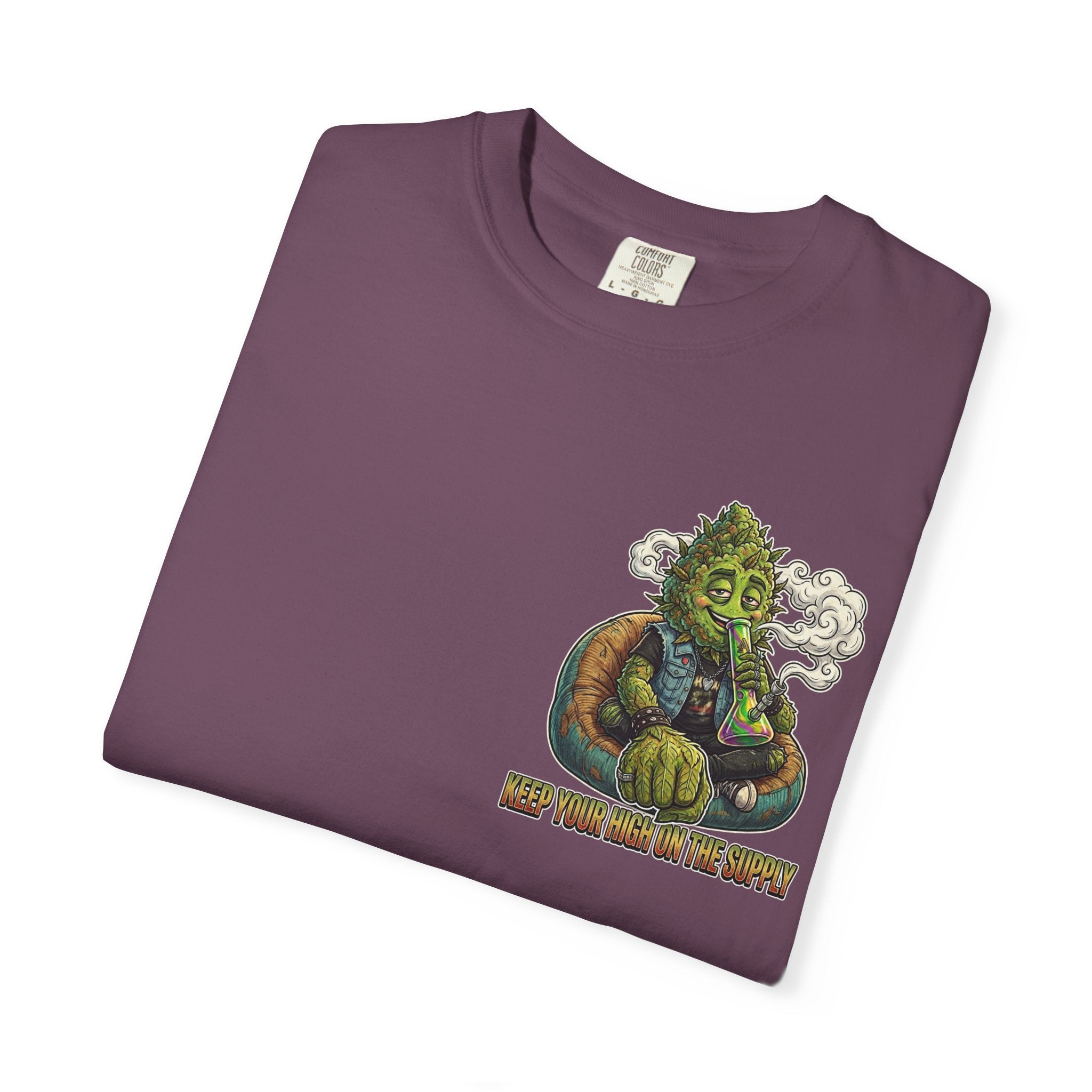 Vintage 90s Grunge Weed Bud Beanbag Graphic Tee
