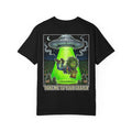 Take Me To Your Dealer Shirt - Retro Sci-Fi Alien UFO Cannabis Marijuana 420 Stoner Graphic Tee