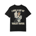 Funny Toilet Paper Shirt I Use A Lot Of Toilet Paper Retro 1930s Cartoon Graphic Tee Gift