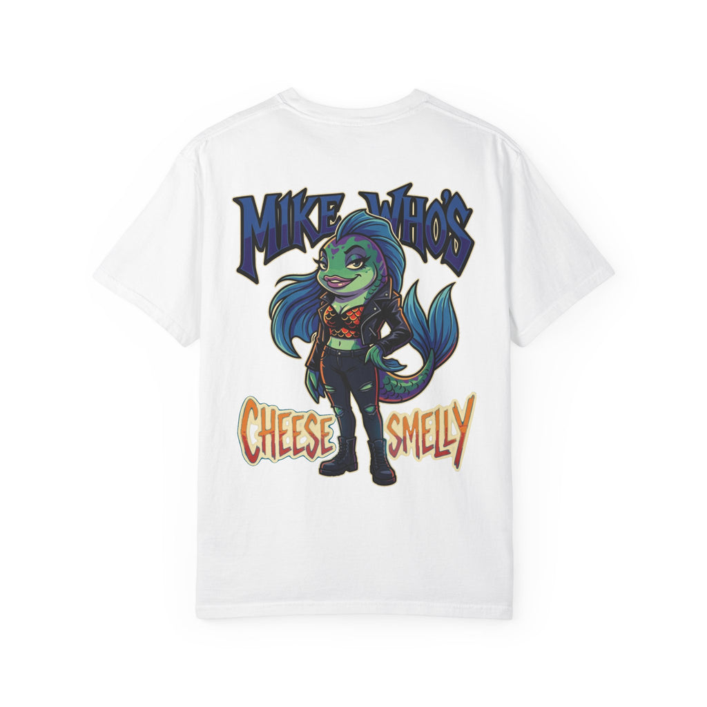 Mike Whos Cheese Smelly Funny Sarcastic Adult Humor Graphic Tee