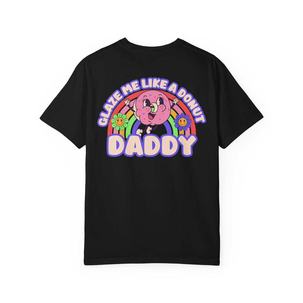 Funny Glaze Me Like A Donut T-Shirt - Retro Daddy Adult Humor Gift Tee