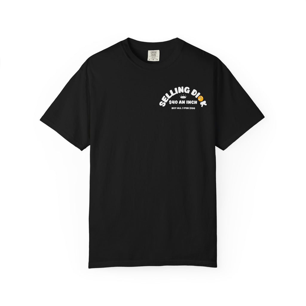 Selling Dick 40 An Inch Buy All 3 For 100 Funny Retro Emoji Inappropriate Adult Humor Shirt