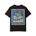 Pot Caps Shirt - Funny Stoner Retro Candy Parody Bottle Caps Cannabis Weed 420 Humor Pop Tee