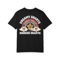 CREAMY SHARTS BROKEN HEARTS Retro Sad Cartoon T-Shirt - Edgy Humor Gift Tee