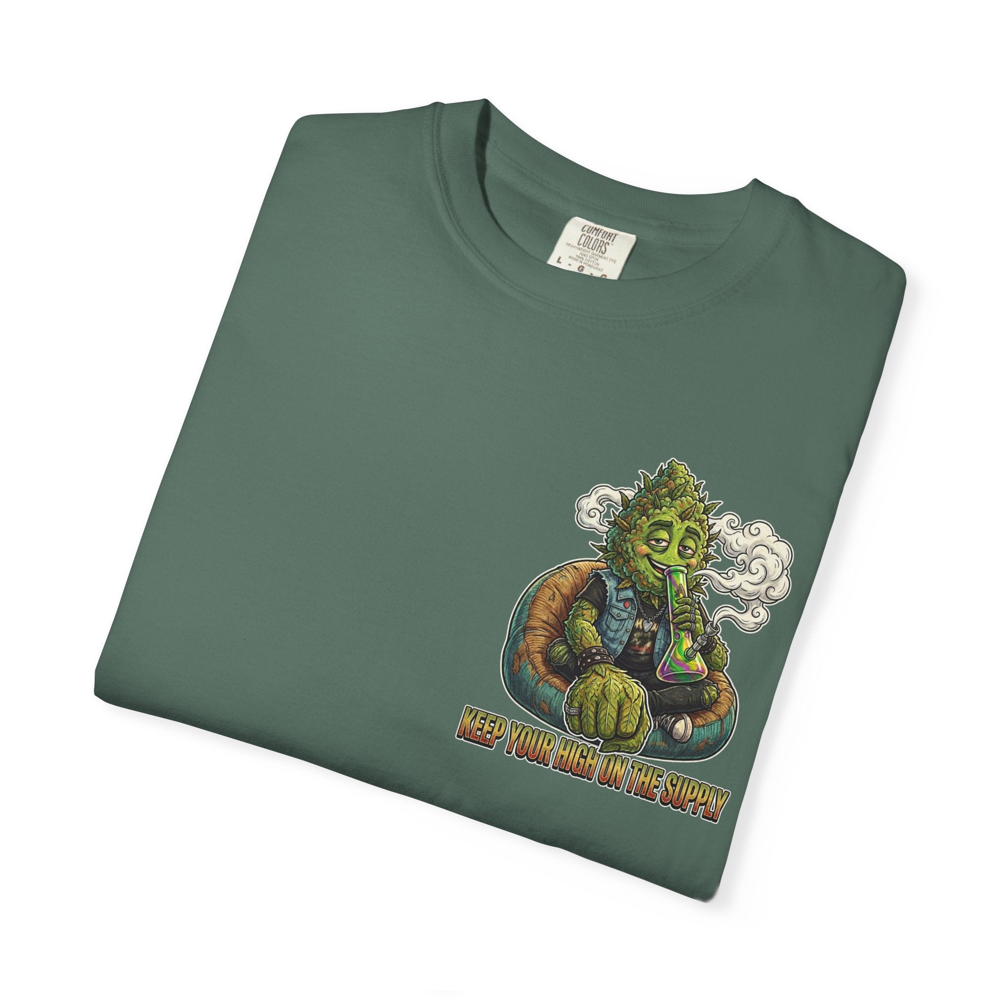 Vintage 90s Grunge Weed Bud Beanbag Graphic Tee
