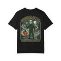 Hallow-Weed Slasher Michael T-Shirt - Funny Stoner 420 Horror Parody Tee