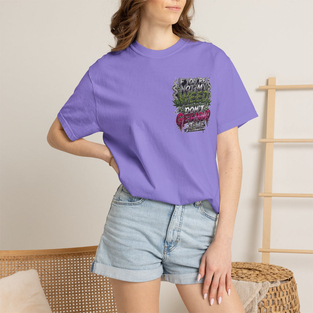 Loud Weed Gritty Graphic T-Shirt