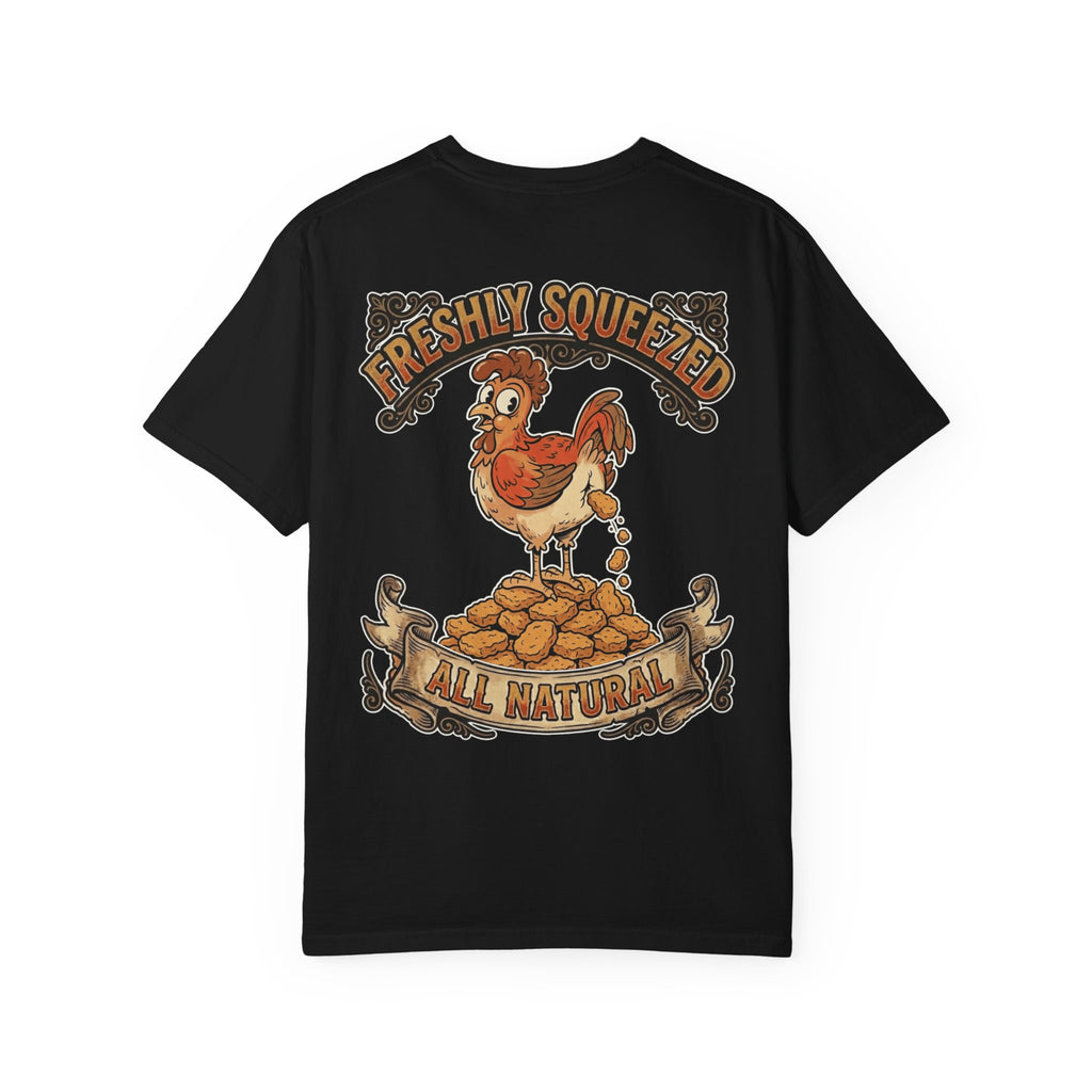 Freshly Squeezed All Natural Chicken Nuggets Shirt | Funny Retro Cartoon Gift Tee