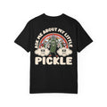 Funny 1930s Rubber Hose Pickle T-Shirt - Ask Me About My Little Pickle Retro Graphic Tee