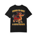 Funny Dachshund Wiener Dog Shirt Proud To Have A Little Wiener T-Shirt Vintage Graphic Tee