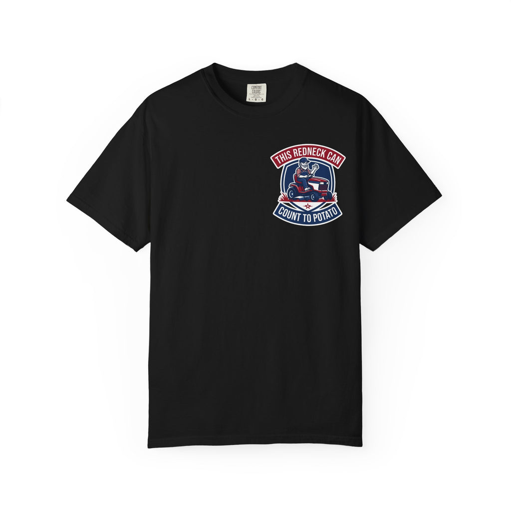 Funny This Redneck Can Count To Potato T-Shirt - Blue Collar Humor Gift Tee