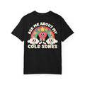 Funny Ask Me About My Cold Sores T-Shirt - Retro 1930s Cartoon Heart Character Humor Tee