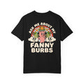 Funny Ask Me About My Fanny Burps T-Shirt - Retro Pig Cartoon Fart Humor Tee