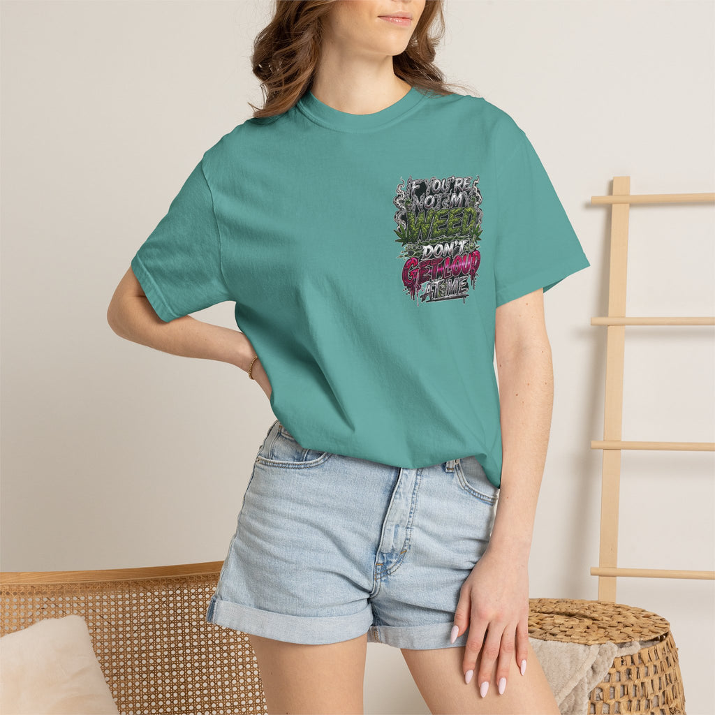 Loud Weed Gritty Graphic T-Shirt