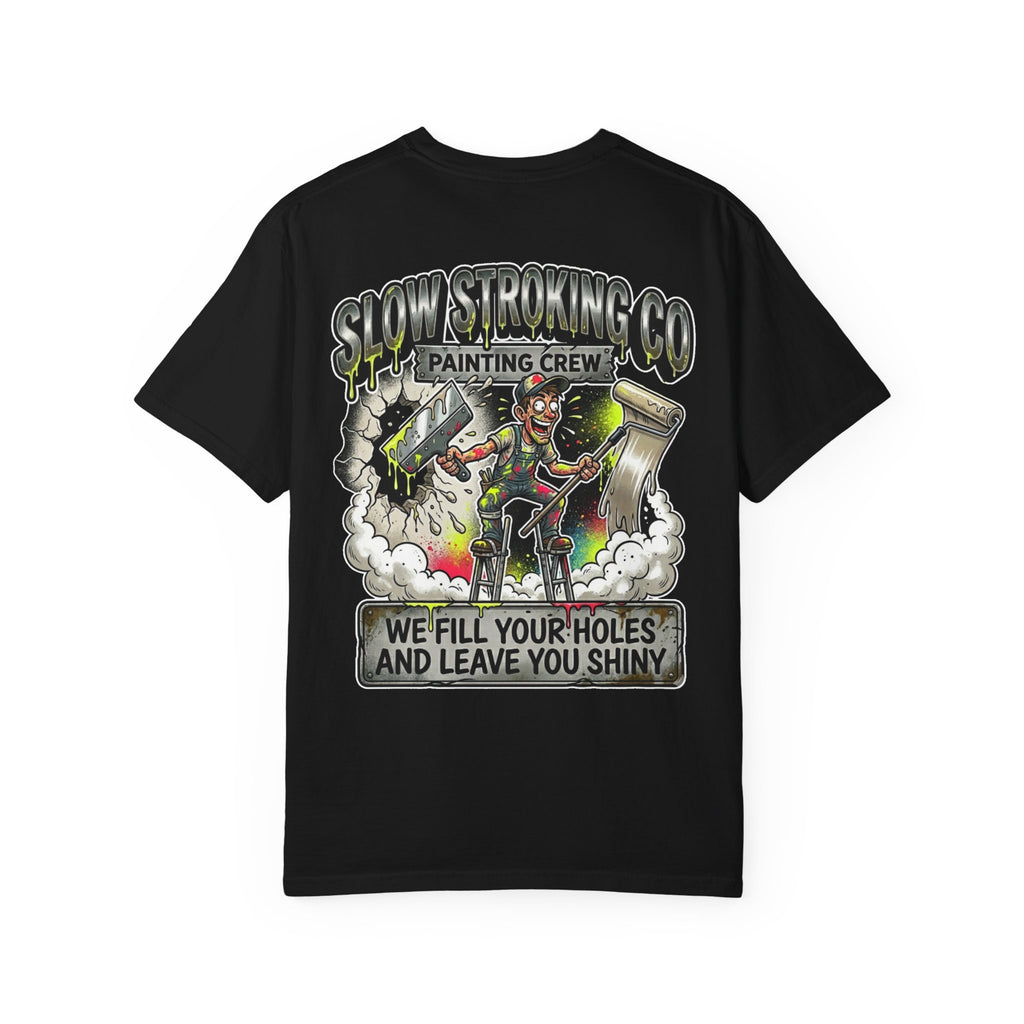 Funny Inappropriate Slow Stroking Co Painting Shirt - Adult Humor Painter Tee