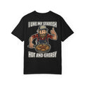 Funny Fishing Starfish Shirt I Like My Starfish Hot And Greasy T-Shirt Vintage Graphic