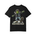 Mile High Club T-Shirt - Vintage Aviation Weed Bud Cannabis Marijuana 420 Friendly Stoner Gift Tee