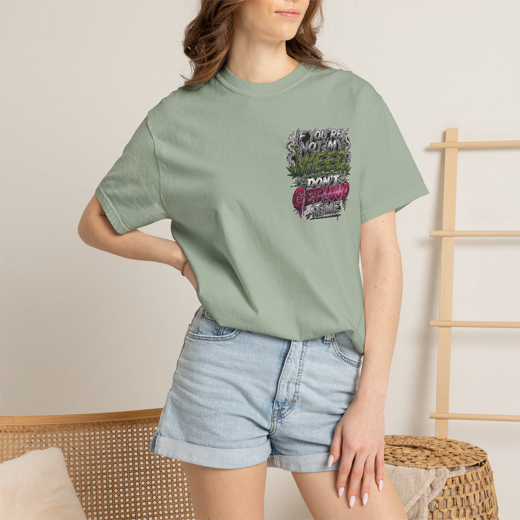 Loud Weed Gritty Graphic T-Shirt