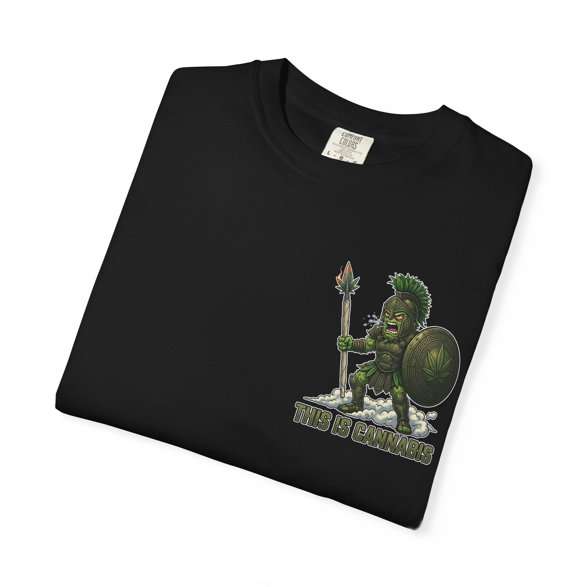 This Is Cannabis - Retro Spartan Satire Graphic T-Shirt