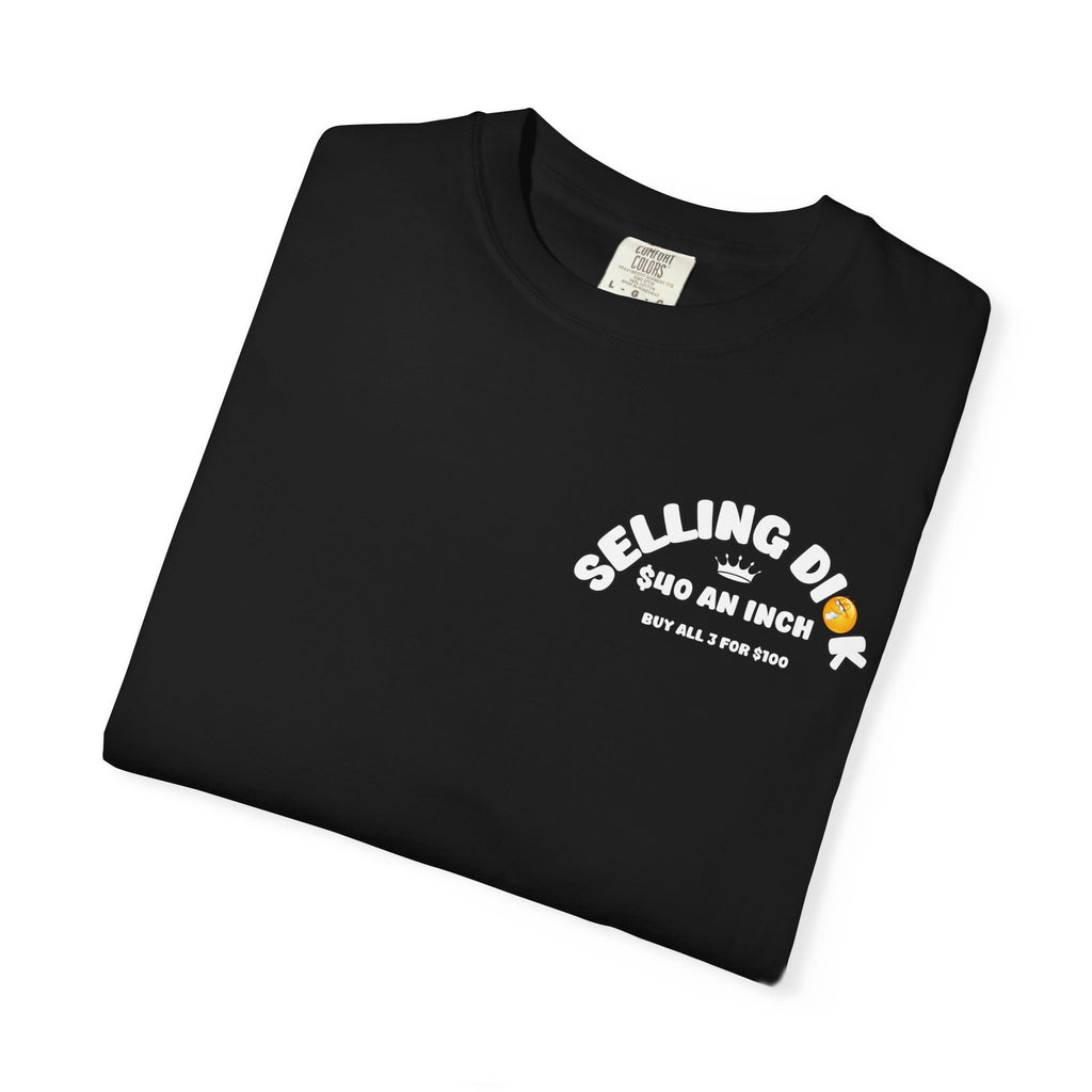 Selling Dick 40 An Inch Buy All 3 For 100 Funny Retro Emoji Inappropriate Adult Humor Shirt