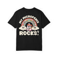 Funny Micropenis Rocks T-Shirt - Retro Guitar Adult Humor Gift Tee
