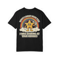 WHAT I DIDN'T HEAR YOU I WAS STARING AT YOUR BOOBIES Retro Sarcastic Adult Humor T-Shirt