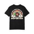 Funny One Fart Away From Getting Deported T-Shirt - Retro Heart Cartoon Humor Tee