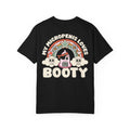 Funny Micropenis Loves Booty T-Shirt - Retro Pirate Adult Humor Gift Tee