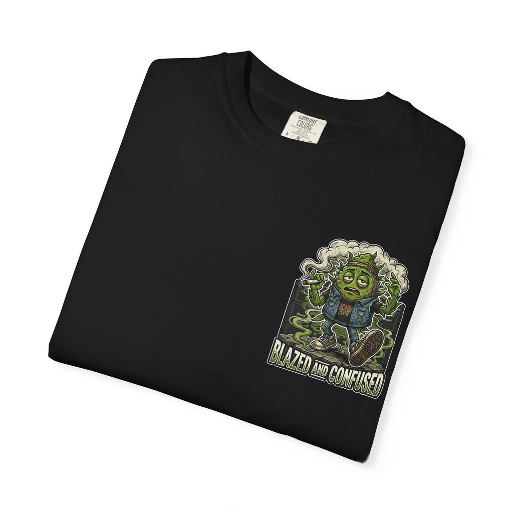 Blazed And Confused Shirt - Retro 70s Movie Weed Bud Cannabis Marijuana 420 Stoner Graphic Tee