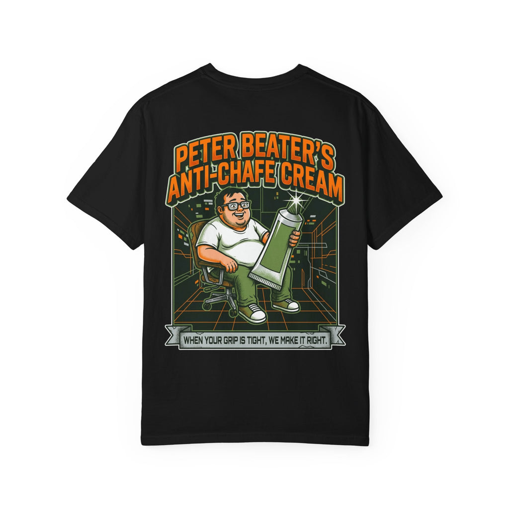 Funny Peter Beater Anti Chafe Cream Shirt Sarcastic Y2K Retro Adult Humor Gag Tee