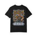 Greasy Pipe Plumbing Co Graphic T-Shirt - Retro Blue Collar Adult Humor Gift Tee