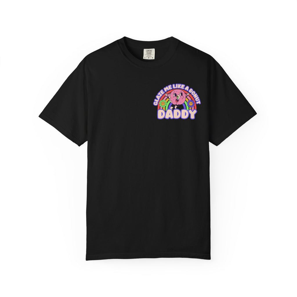 Funny Glaze Me Like A Donut T-Shirt - Retro Daddy Adult Humor Gift Tee